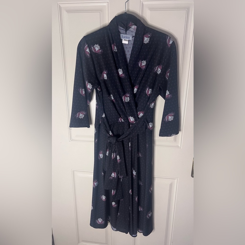Karina | Ruby Dress | Faux Wrap Style dress